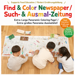 Find and Color Food Education Newspaper
