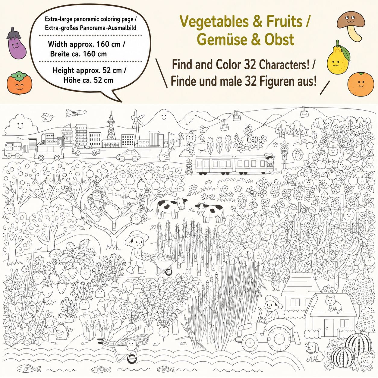 Find and Color Food Education Newspaper - Image 3